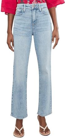 NYDJ Petite Marilyn Straight Re-New Denim Jeans Womens Clothing Keys View : 10P 29, Cotton/Denim/Elastane