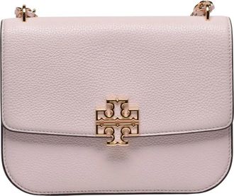 Tory Burch Britten Adjustable - Dames - Schoudertassen - Roze - ONE Size - Leer - Tassen