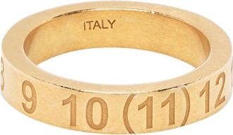 Maison Margiela Ringe - Numbers Ring Thick Gold - Gr. S - in Mehrfarbig - für Damen