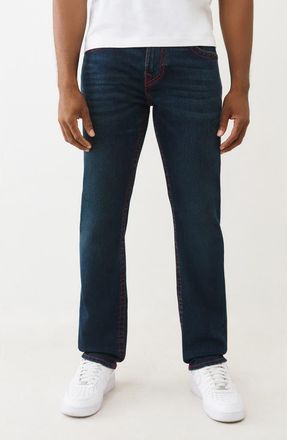 True Religion Geno Big T Flap Pocket Slim Fit Jeans in Dark Mountainside at Nordstrom Rack, Size 30