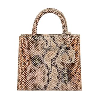 MC2 Saint Barth Tassen, Dames, Beige, ONE Size, Katoen, Shop Bag Mini