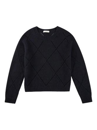 Zanone diamond-pattern sweater - Blue