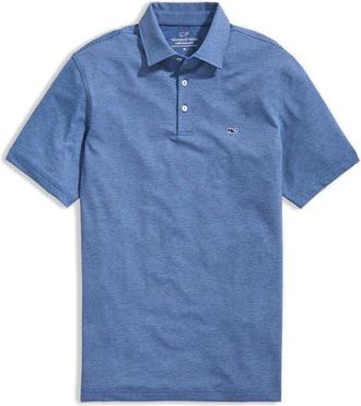 Vineyard Vines St. Jean Stripe Sankaty Performance Polo in Blue Depth Tejeda at Nordstrom, Size Xx-Large