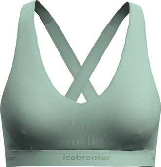 Icebreaker 125 Cool-Lite Sprite Racerback Bra Sport-BH f&uuml;r Damen | t&uuml;rkis/gr&uuml;n