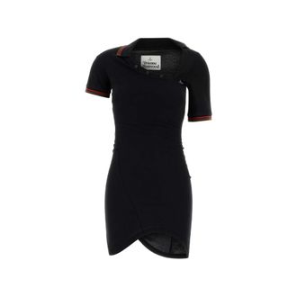 Vivienne Westwood Glory Cotton Asymmetric Polo Dress