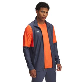 Under Armour Challenger-trainingsjack voor heren (Grijs/Oranje)