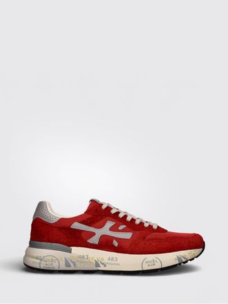 Premiata Mick Used Suede and Mesh Sneakers