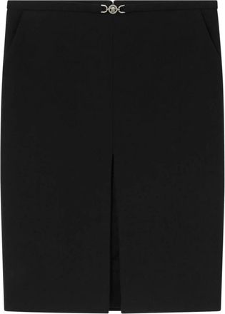Versace Skirts Black - Dames - Korte rokken - Zwart - S - Nylon - Rokken
