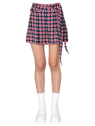 Moschino Multicolor Eyelets Shorts - Multicolor