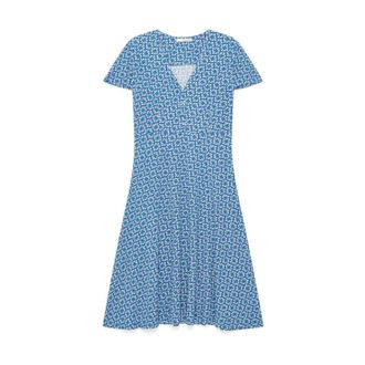 Maliparmi Short Dresses, female, Blue, Size: 2XL Mini Moulin&eacute; Dress