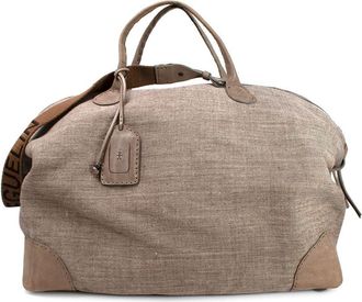 Henry Beguelin Beige Canvas Duffle Bag