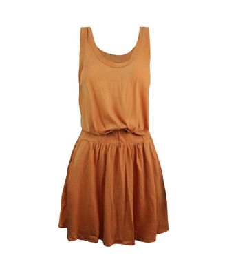Lacoste Womens Orange Dress Cotton - Size 16 UK