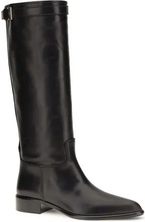 Prada Calf Leather Boots - Black