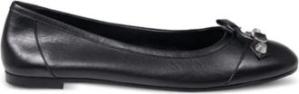 Balenciaga Ballerinas, female, Black, Size: 10 US City bow buckled ballet flats