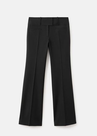 Mango Pantaloni diritti passanti nero - Donna - 36 - MANGO