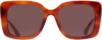 Gucci Brown Square Ladies Sunglasses GG2118SA 004 55