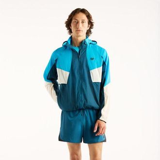 New Balance Hombre RC Jacket en Azul, Polywoven, Talla 2XL