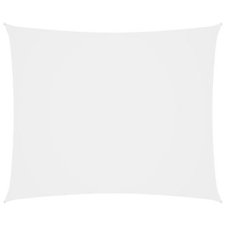 Berkfield Home Sunshade Sail Oxford Fabric Rectangular 5x7 m White