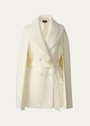 Mackage Susie-Z Double-Breasted Wool Cape
