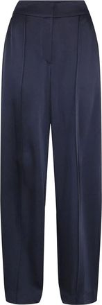 SIMKHAI Broeken, Dames, Blauw, 2Xs, Wide Broeken