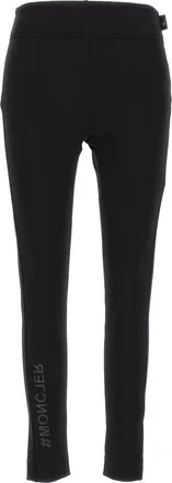 Moncler Black Logo print leggings