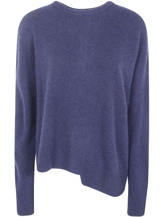 Liviana Conti Sweater Asymmetric Hem Knitwear