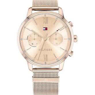 Tommy Hilfiger Womens Ladies Watch Quartz gold Stainless Steel - One Size