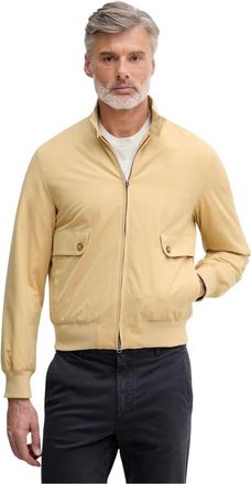 Benetton Harrington Jas - Heren - Bomber jackets - Beige - 2XL - Katoen - Jassen