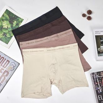 French Connection 4-Pack Modal Boxer Brief in Nude Multi at Nordstrom, Size X-Large