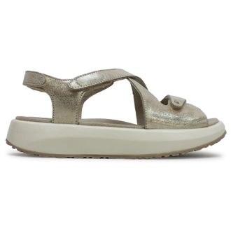 Joya Jenny Full Grain Leather Womens Comfort Sandals - Light Gold - Size:UK 6.5