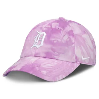 Nike Detroit Tigers Club Nike Mens MLB Adjustable Hat in Pink | NB0110ADG-P5U