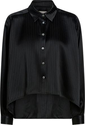 Cinq à Sept Top a righe Georgia - Nero