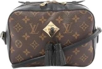 Louis Vuitton Pre-owned Cross Body Bags, female, Brown, Size: ONE SIZE Pre-owned Saintonge Crossbody Bag