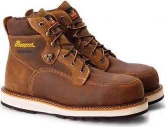 Thorogood Mens Iron River Work Boots In Brown