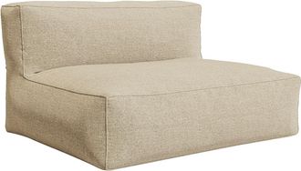 Vente-Unique Sof&aacute; de jard&iacute;n de 2 plazas de tela - Beige - NOUMARA de MYLIA