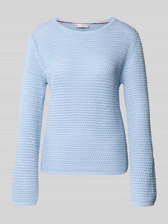 Tommy Hilfiger Regular Fit Pullover aus Baumwoll-Mix in Hellblau, Gr&ouml;&szlig;e XL