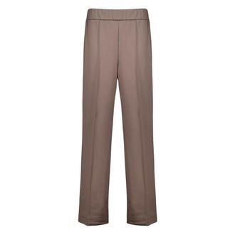 Moncler Dames, Broeken, Beige, Maat: XS Katoen