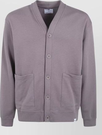 WOC seattle v neck cardigan front pockets