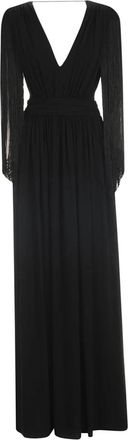 Alberta Ferretti Zwarte Elegante Jurk voor Vrouwen - Dames - Avondkleed - Zwart - XS - Kleedjes