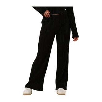 Envii Broeken, Dames, Zwart, M, Zwarte Trendy Broek voor Vrouwen