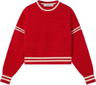 Golden Goose Round-neck Truien - Dames - Ronde hals truien - Rood - S - Truien & Vesten