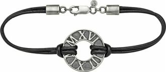 Cai Heren, Accessoires, Zwart, Maat: ONE Size Leer