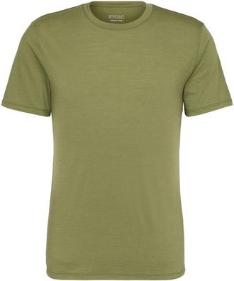 Stoic Merino155 LaholmSt. T-Shirt Merinoshirt f&uuml;r Herren | oliv
