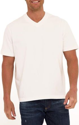 Threads 4 Thought Roger Relaxed Fit V-Neck Cotton Jersey T-Shirt in White at Nordstrom, Size Xx-Large