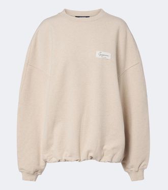 Jacquemus Corso oversized cotton fleece sweatshirt