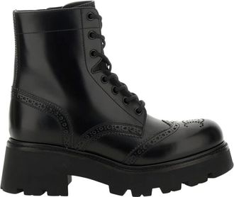 Celine Lace-up Boots, female, Black, Size: 10 US Triomphe Lace-up Boots