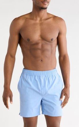 Vintage Summer Swimwear Pieced Hybrid Shorts in Bright Blue at Nordstrom Rack, Size Xx-Large