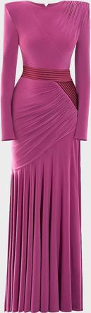 Zhivago How Light She Is Ruched Gown