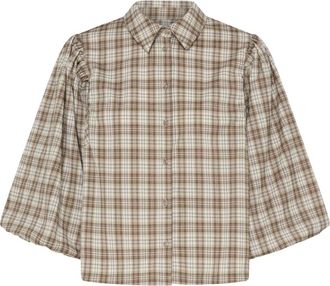 Ichi Camicia a maniche lunghe con bottoni - - Blouses & Shirts - Donna - Beige - M
