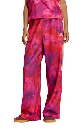 adidas x FARM Rio Tiro Track Pants in Magenta/Red/Crystal Linen at Nordstrom Rack, Size X-Small